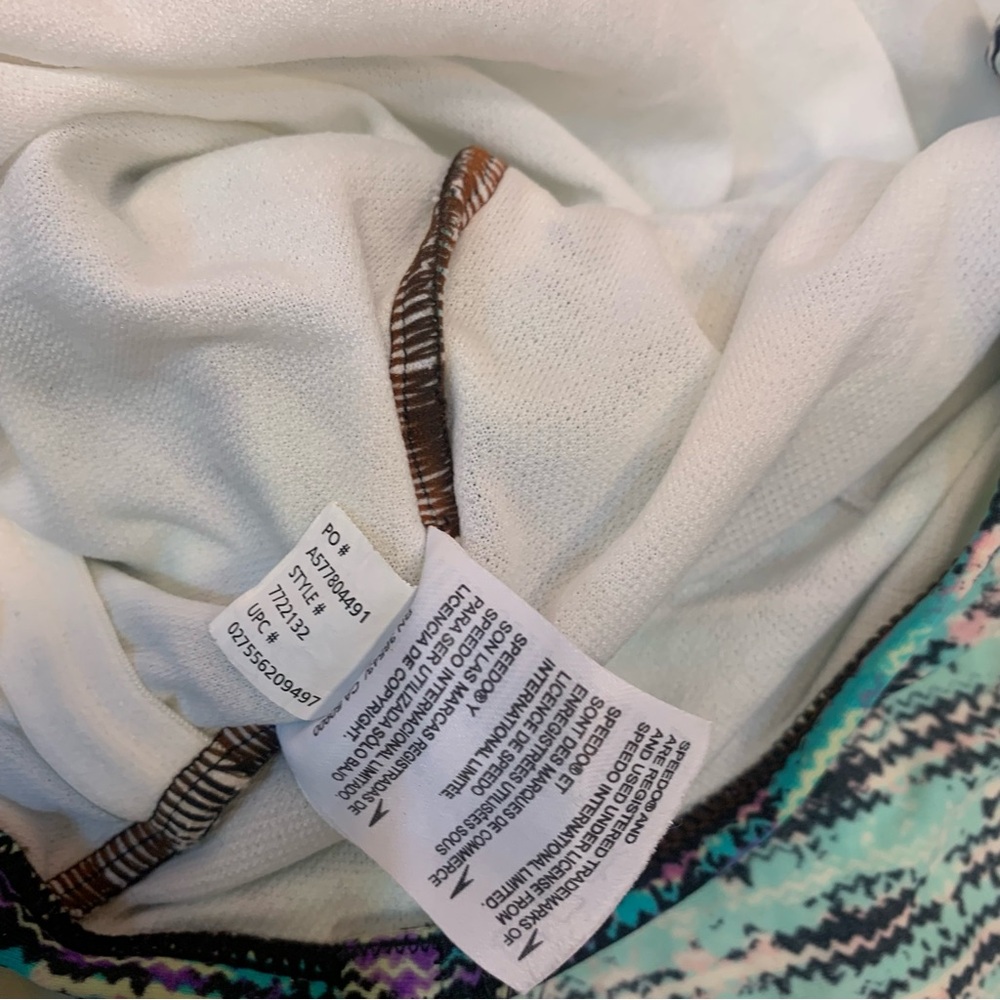 Speedo VTG 90s One Piece Ruched Swimsuit - Picture 11 of 11